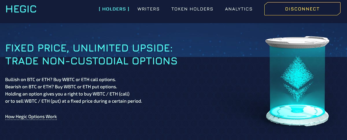 How to trade BTC and ETH options
