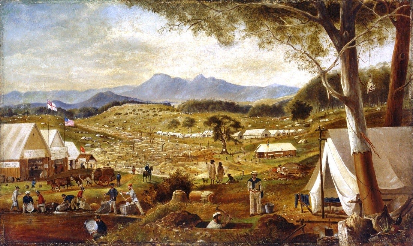 Australian gold rushes - Wikipedia