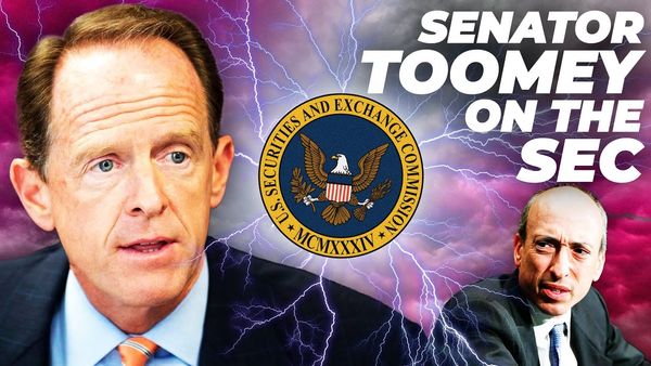 Senator Pat Toomey's Concerns about the SEC & Crypto