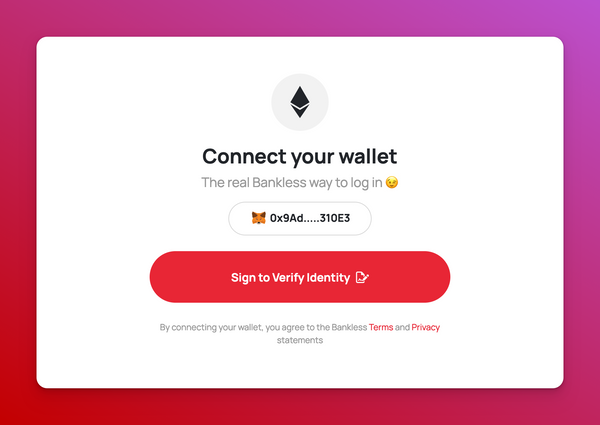 Sign in with Ethereum/Wallet