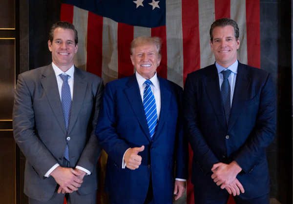 Gemini's Winklevoss Brothers Endorse Trump