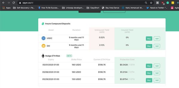 How to protect your ETH with Opyn