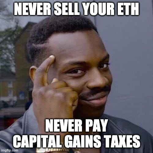 The Case for Never Selling ETH