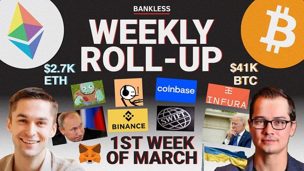 📺 ROLLUP: Ukraine Crypto Donations | Russia SWIFT Sanctions | EBay Accepting ETH | Pixelmon NFTs