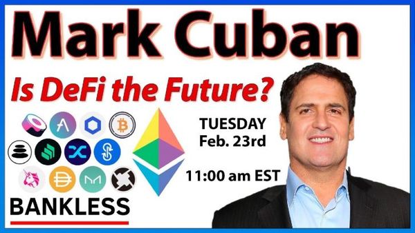 Join Mark Cuban Livestream in 30 mins!