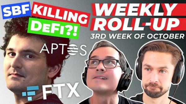 ROLLUP: Is SBF Killing DeFi?? | Aptos Launch Down Bad | Ethereum Censorship Heats Up | Reddit Onboarding Millions