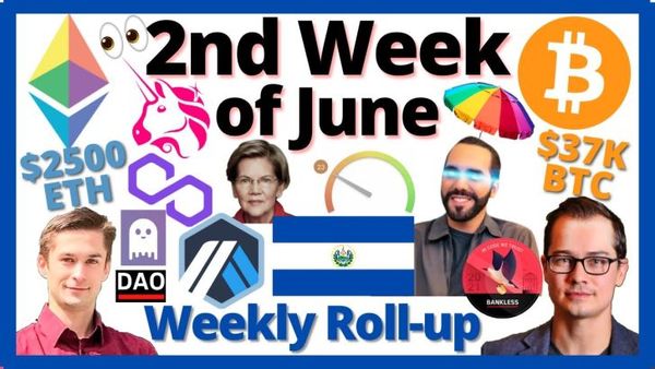 📺 ROLLUP: El Salvador | Elizabeth Warren | Bitcoin FBI Ransom | Polygon & Arbitrum